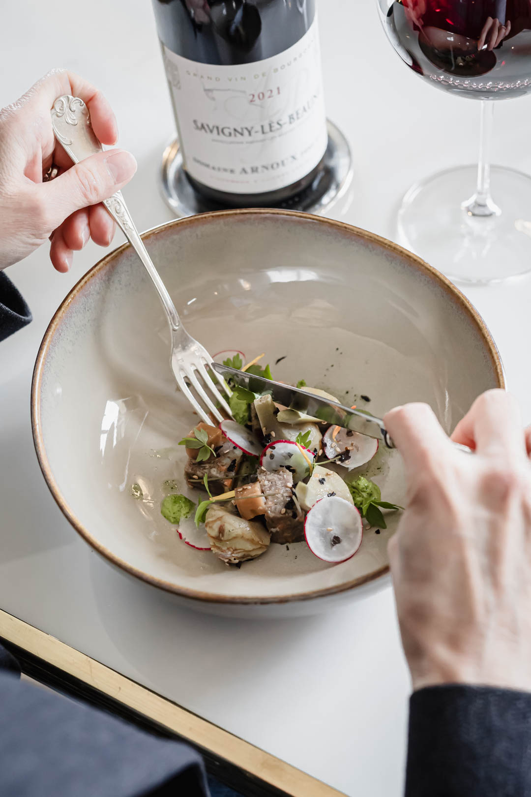 Ermitage Corton restaurant photographe culinaire dijon beaune